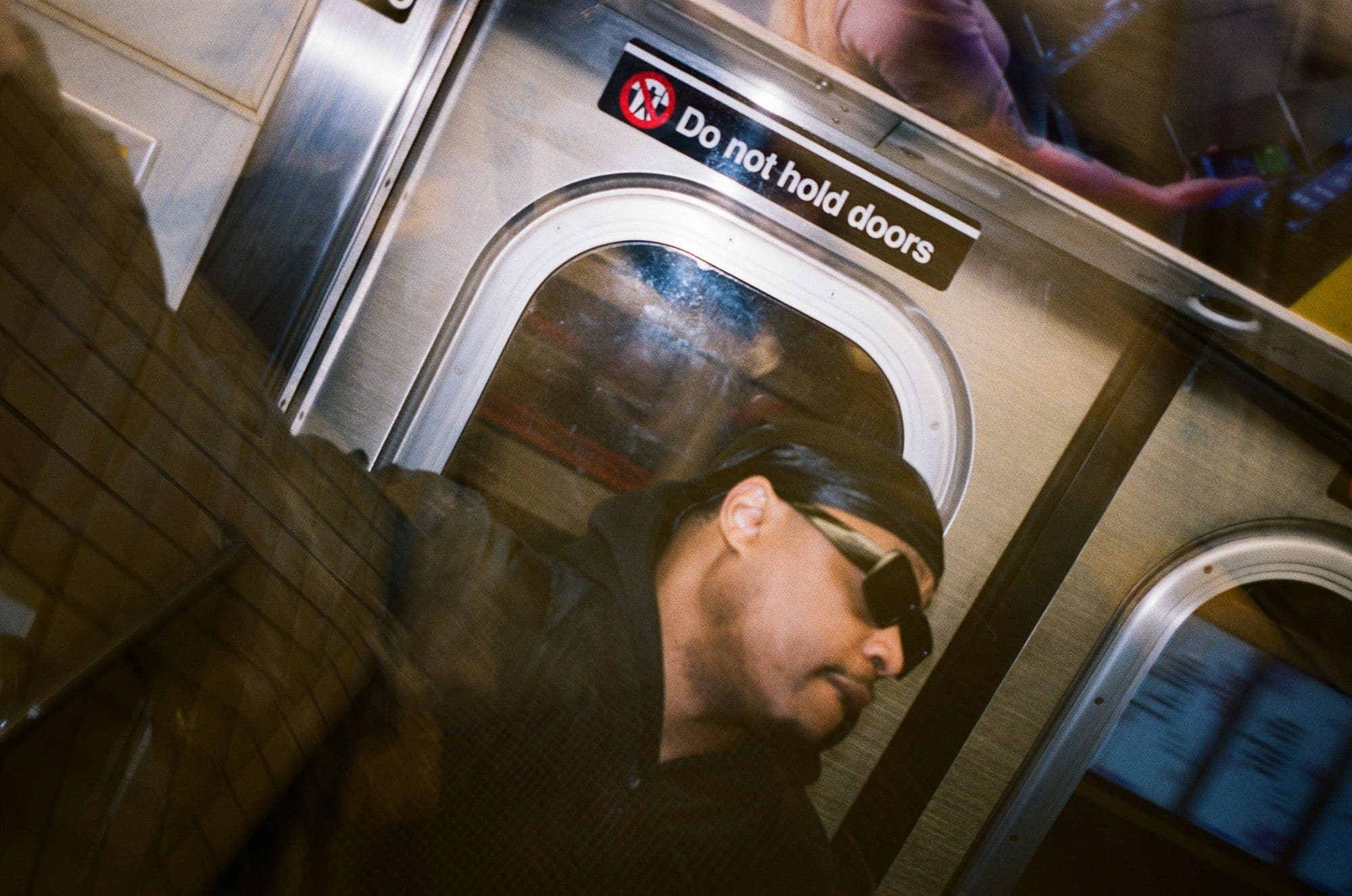 Glyn Brown on the subway