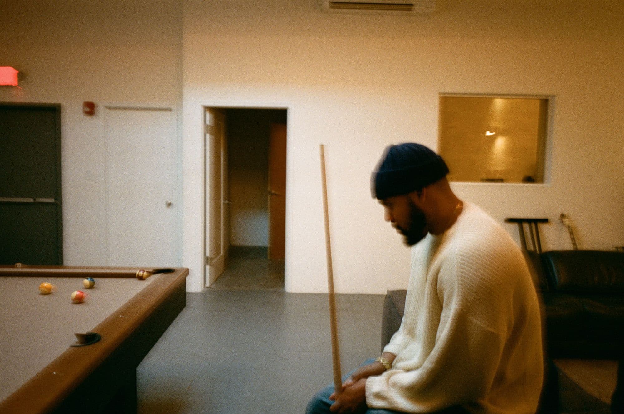 Sickamore at the pool table